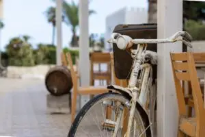 Fiets sicilie bokeh